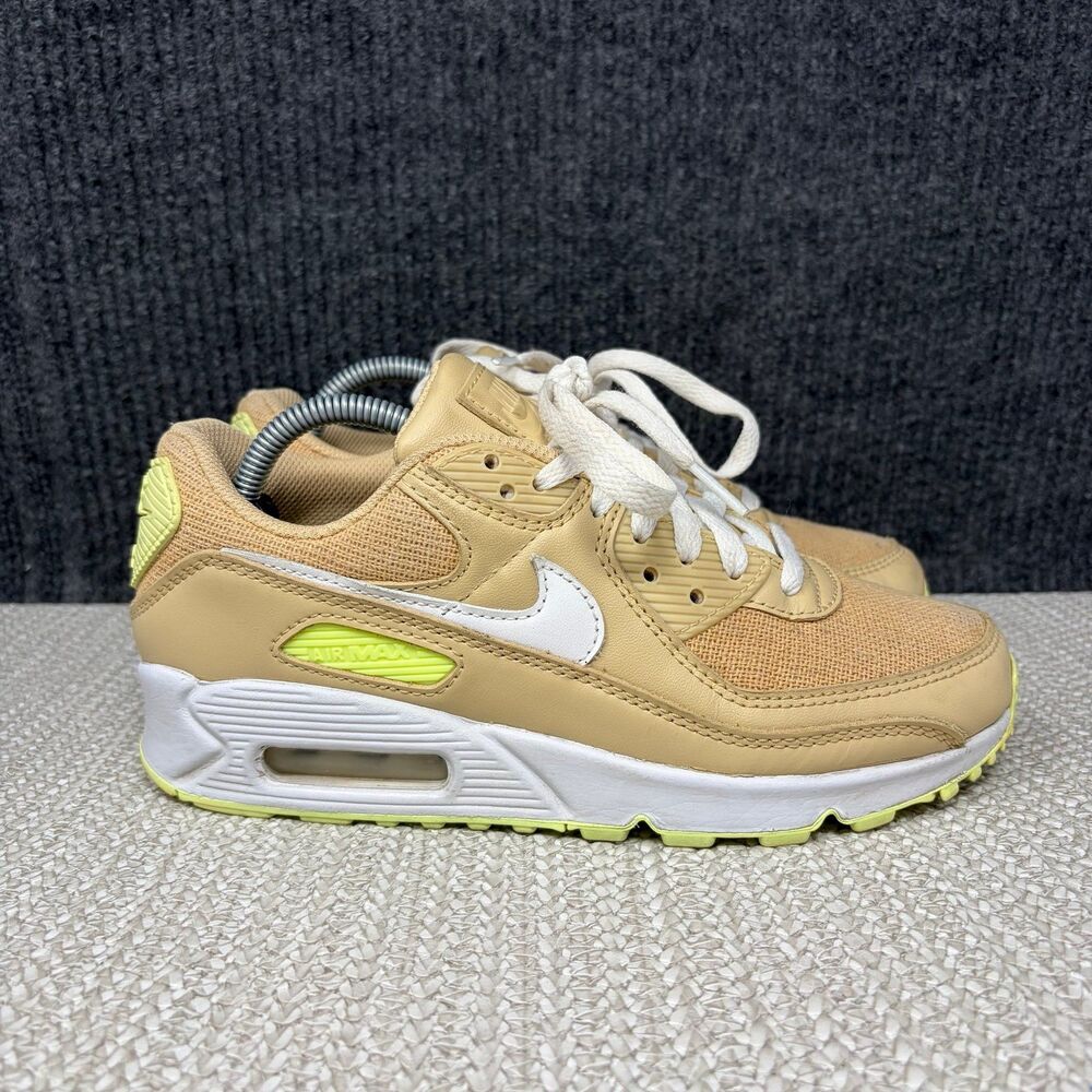 Nike Air Max 90 Sesame Summit White Athletic Shoes Women’s 6.5 DD9677-200